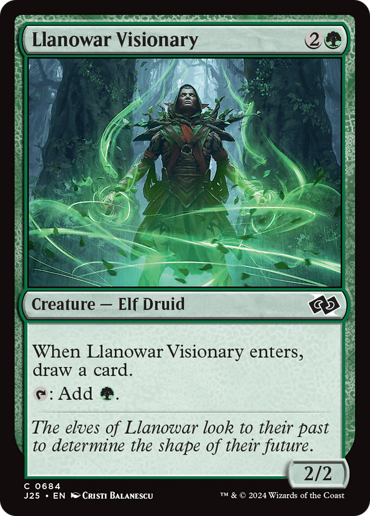 Visionário de Llanowar / Llanowar Visionary - Magic: The Gathering - MoxLand