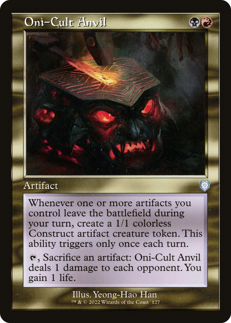 Bigorna do Culto dos Oni / Oni-Cult Anvil - Magic: The Gathering - MoxLand
