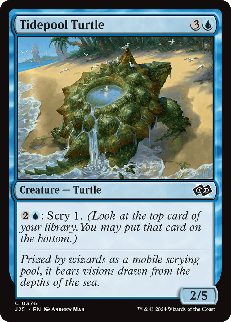 Tartaruga Poça-de-maré / Tidepool Turtle - Magic: The Gathering - MoxLand