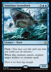 Megatubarão Voraz / Voracious Greatshark - Magic: The Gathering - MoxLand