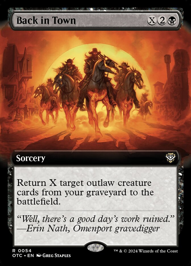 Back in Town - Magic: The Gathering - MoxLand