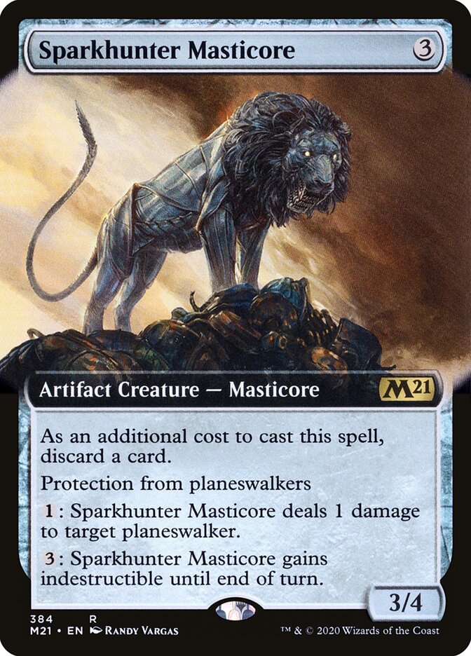 Mastícora Caça-centelhas / Sparkhunter Masticore - Magic: The Gathering - MoxLand