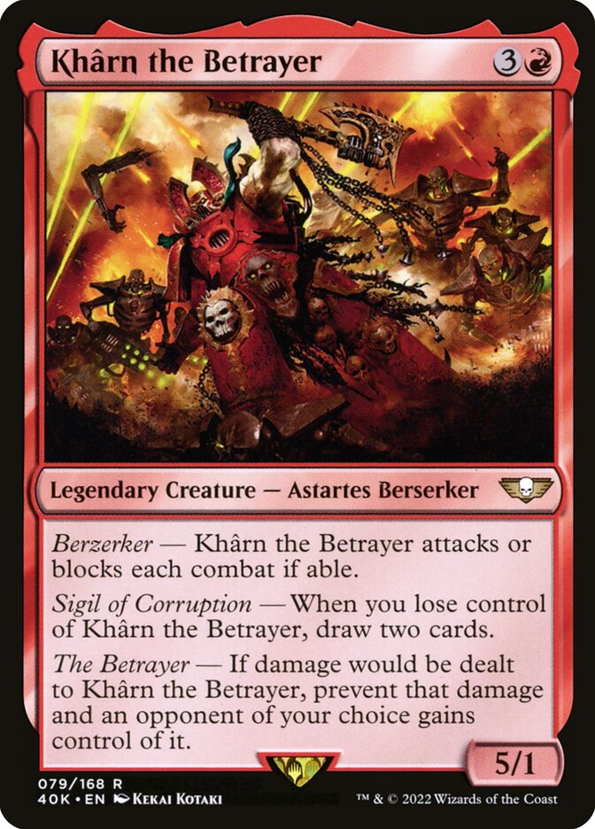 Khârn, o Traidor / Khârn the Betrayer - Magic: The Gathering - MoxLand