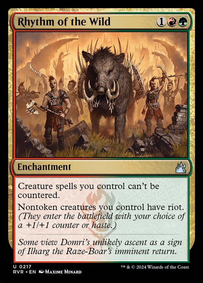 Ritmo dos Selvagens / Rhythm of the Wild - Magic: The Gathering - MoxLand