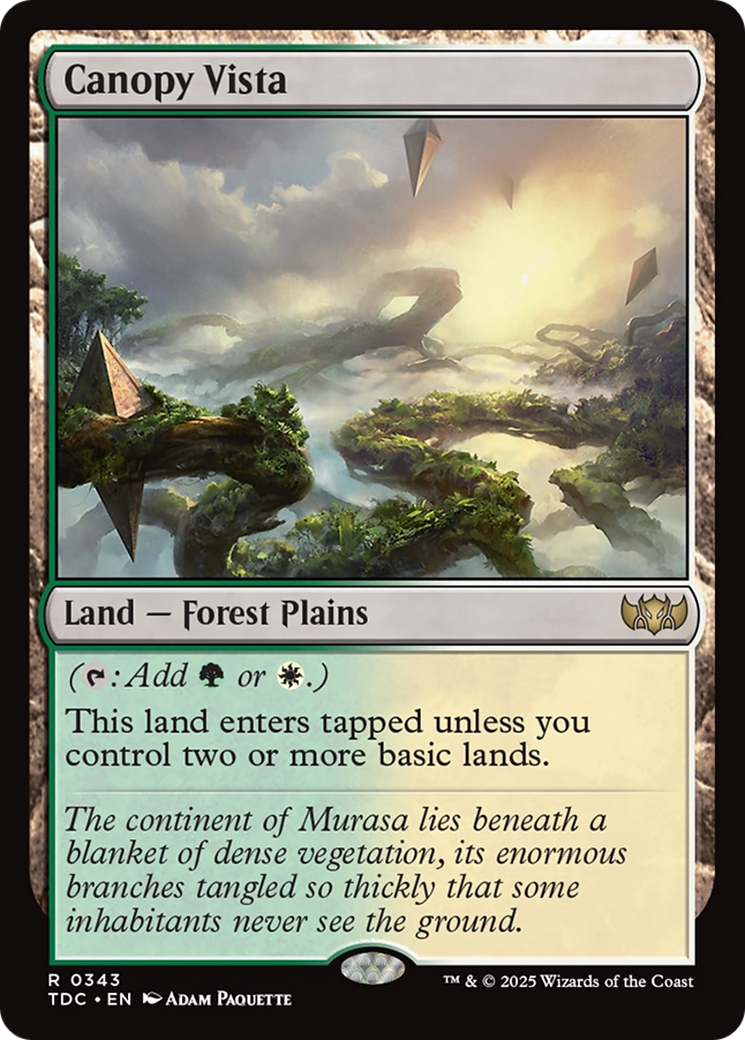 Vista do Dossel / Canopy Vista - Magic: The Gathering - MoxLand
