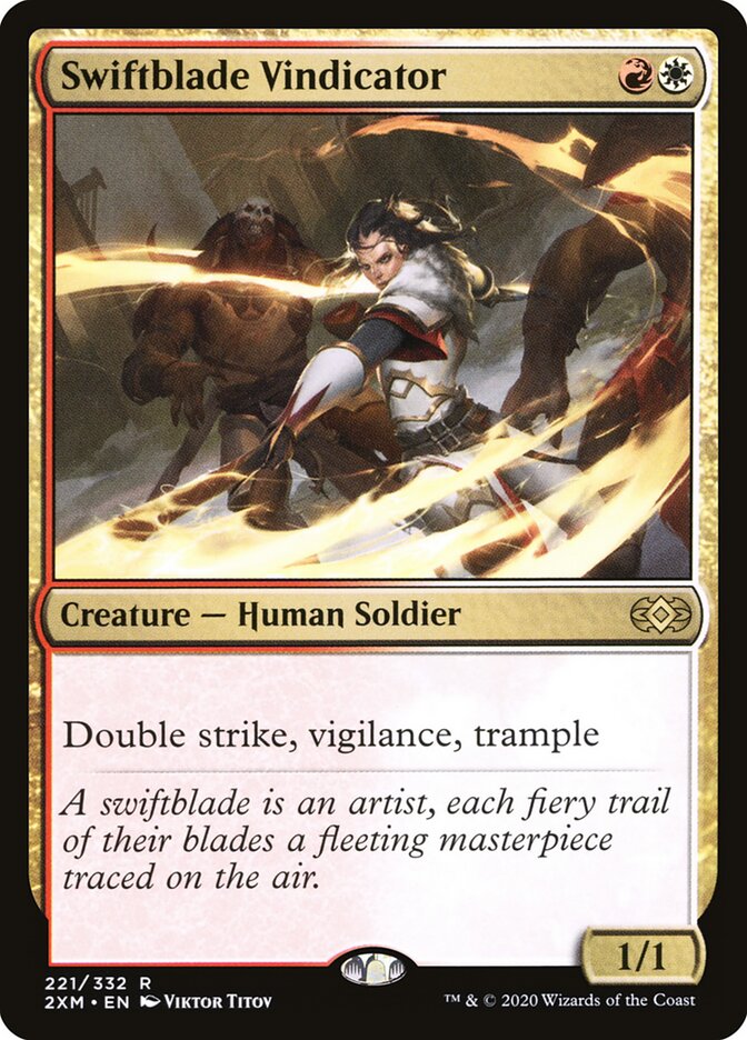 Vingadora Espada Veloz / Swiftblade Vindicator - Magic: The Gathering - MoxLand