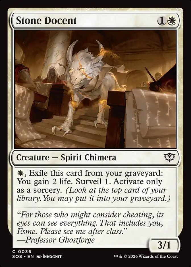 Stone Docent - Magic: The Gathering - MoxLand