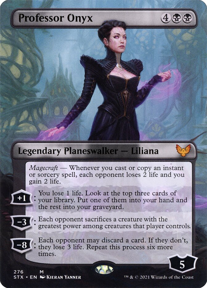 Professora Ônix / Professor Onyx - Magic: The Gathering - MoxLand