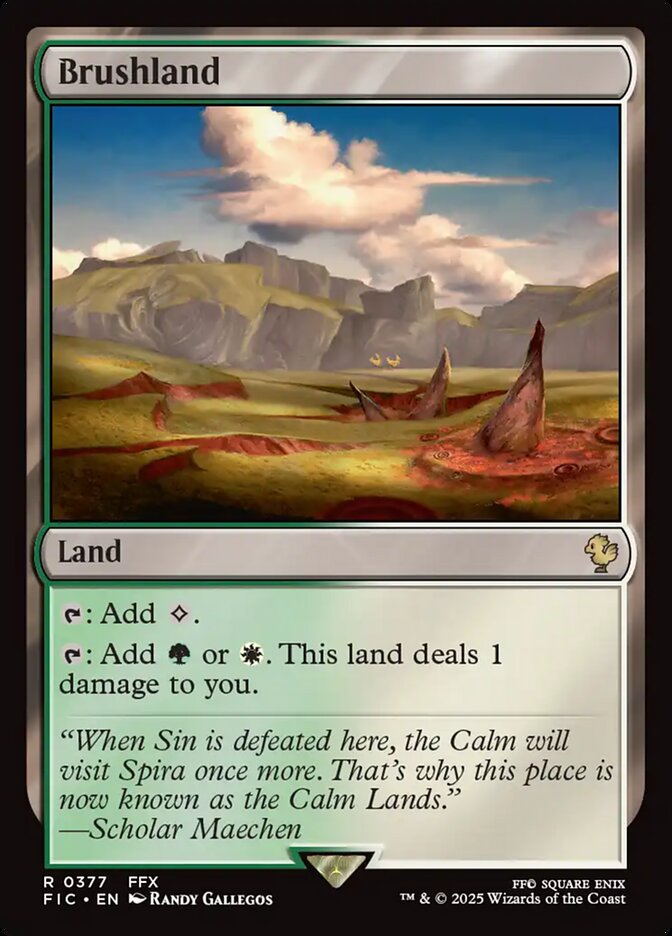 Macegal / Brushland - Magic: The Gathering - MoxLand