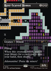 Demônio das Cicatrizes Rúnicas / Rune-Scarred Demon - Magic: The Gathering - MoxLand