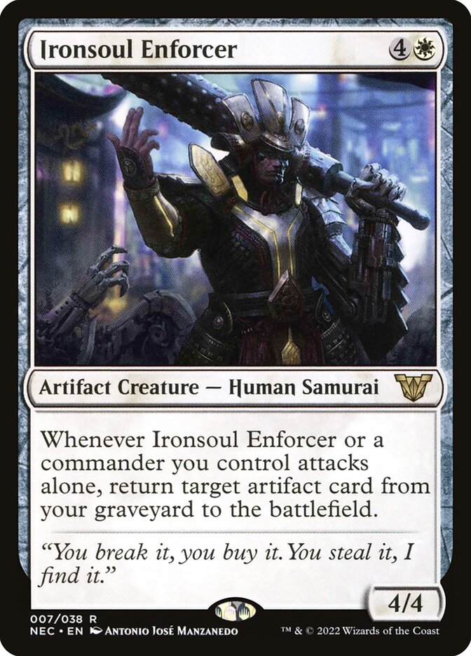 Impositor da Alma Férrea / Ironsoul Enforcer - Magic: The Gathering - MoxLand