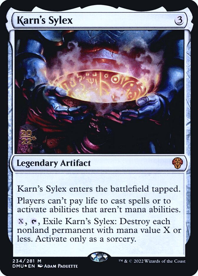 Sílex de Karn / Karn's Sylex - Magic: The Gathering - MoxLand