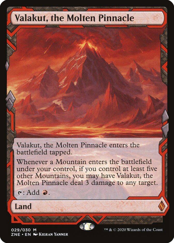 Valakut, o Pináculo Derretido / Valakut, the Molten Pinnacle - Magic: The Gathering - MoxLand