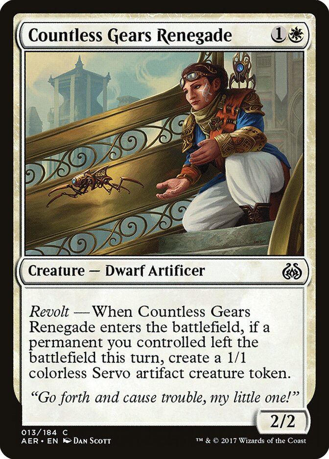Renegada das Engrenagens Incontáveis / Countless Gears Renegade - Magic: The Gathering - MoxLand