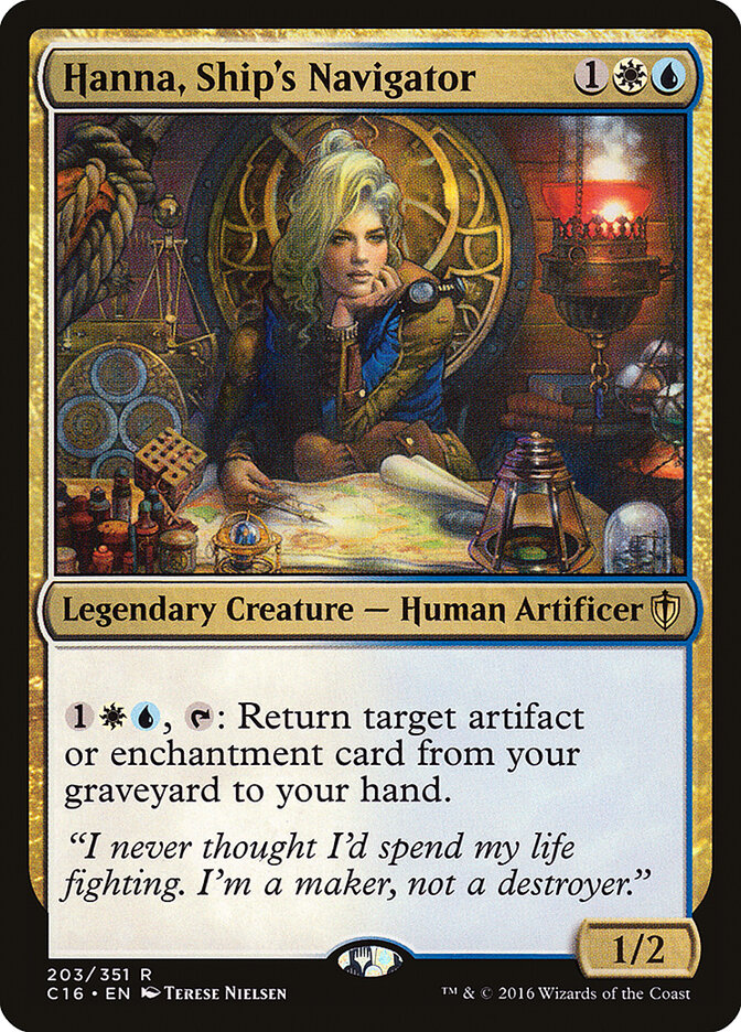 Hanna, Navegadora / Hanna, Ship's Navigator - Magic: The Gathering - MoxLand