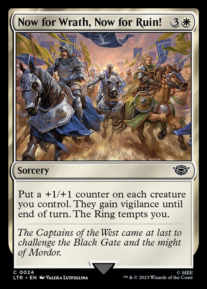 Hora da Ira, Hora da Ruína! / Now for Wrath, Now for Ruin! - Magic: The Gathering - MoxLand