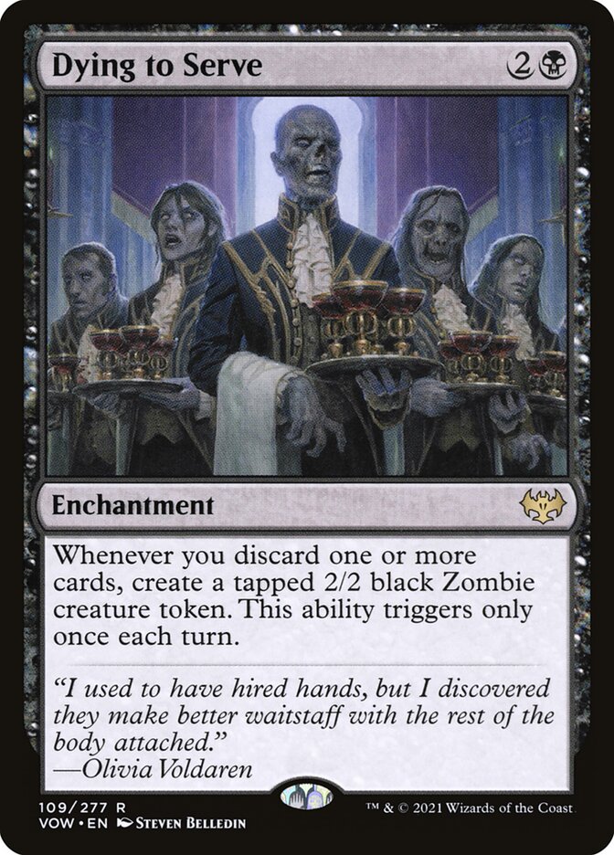 Morrendo de Vontade de Servir / Dying to Serve - Magic: The Gathering - MoxLand