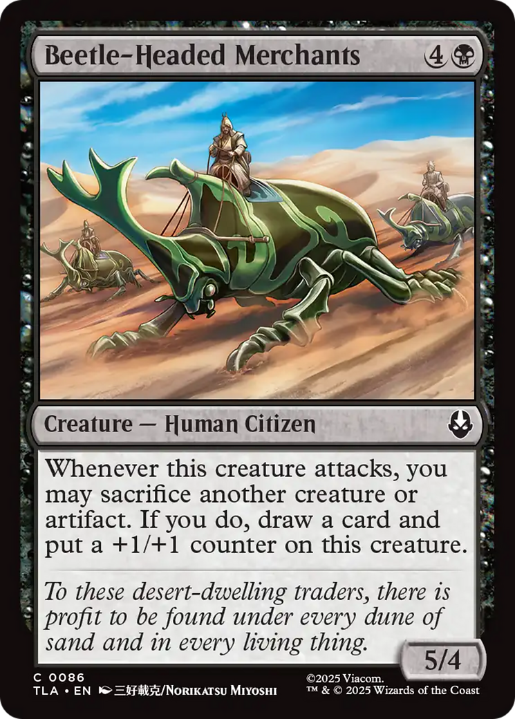 Mercadores Cabeça-de-besouro / Beetle-Headed Merchants - Magic: The Gathering - MoxLand
