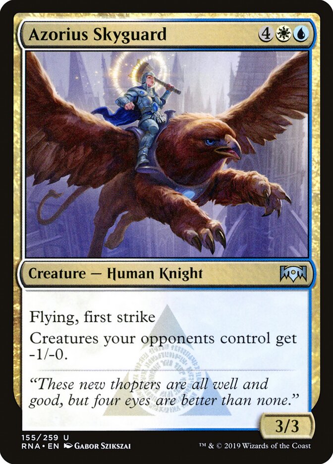 Guardião Alado Azorius / Azorius Skyguard - Magic: The Gathering - MoxLand