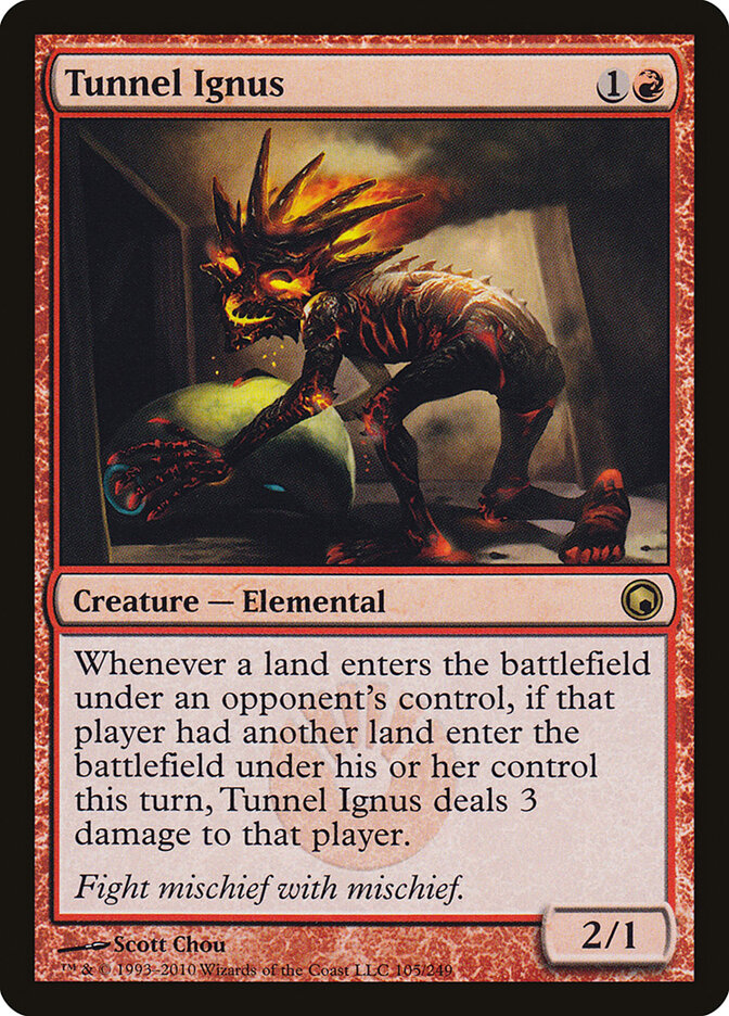 Ígneo do Tunel / Tunnel Ignus - Magic: The Gathering - MoxLand