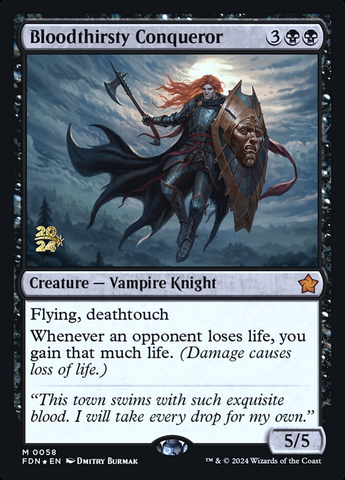 Bloodthirsty Conqueror - Magic: The Gathering - MoxLand