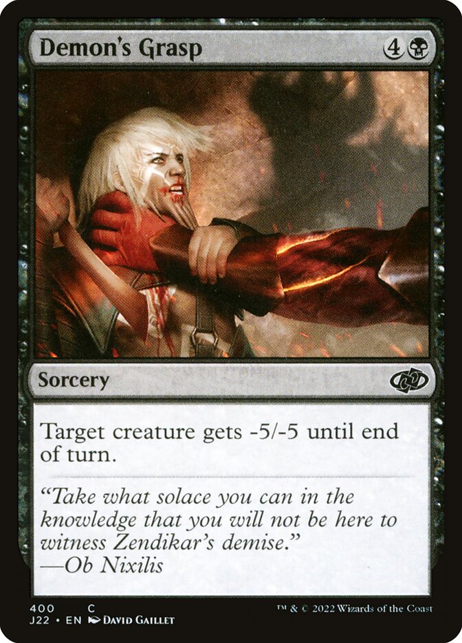 Garras do Demônio / Demon's Grasp - Magic: The Gathering - MoxLand