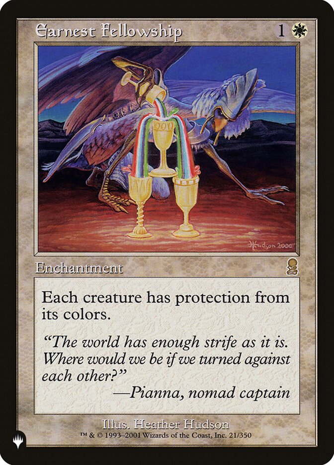 Companheirismo Zeloso / Earnest Fellowship - Magic: The Gathering - MoxLand