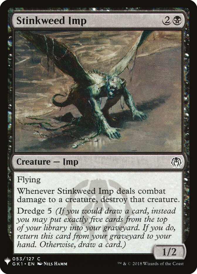 Diabrete de Erva Fétida / Stinkweed Imp - Magic: The Gathering - MoxLand