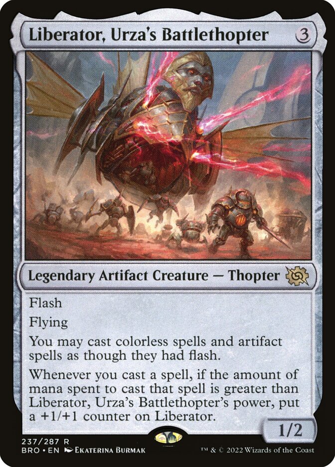Libertador, Tóptero de Batalha de Urza / Liberator, Urza's Battlethopter - Magic: The Gathering - MoxLand