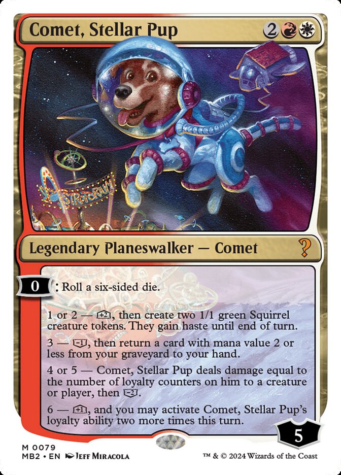 Comet, Stellar Pup - Magic: The Gathering - MoxLand