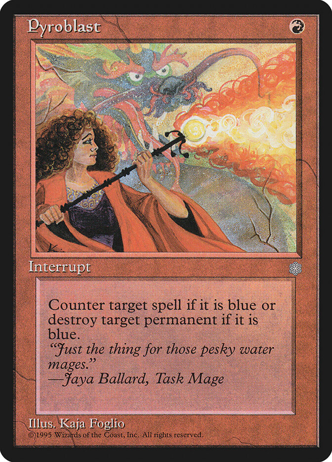 Explosão de Chamas / Pyroblast - Magic: The Gathering - MoxLand