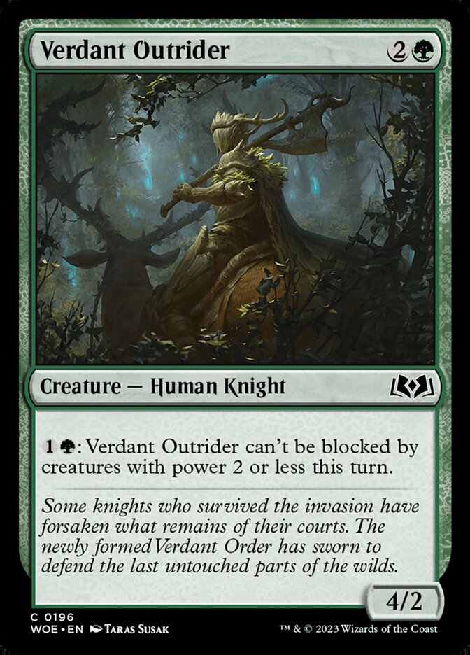 Vanguardeiro Verdejante / Verdant Outrider - Magic: The Gathering - MoxLand