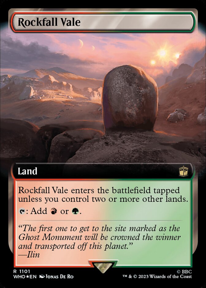 Vale das Pedras Cadentes / Rockfall Vale - Magic: The Gathering - MoxLand