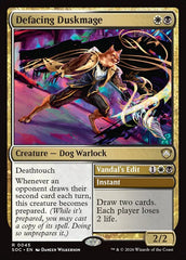 Defacing Duskmage - Magic: The Gathering - MoxLand