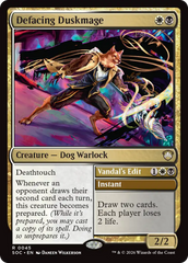 Defacing Duskmage - Magic: The Gathering - MoxLand