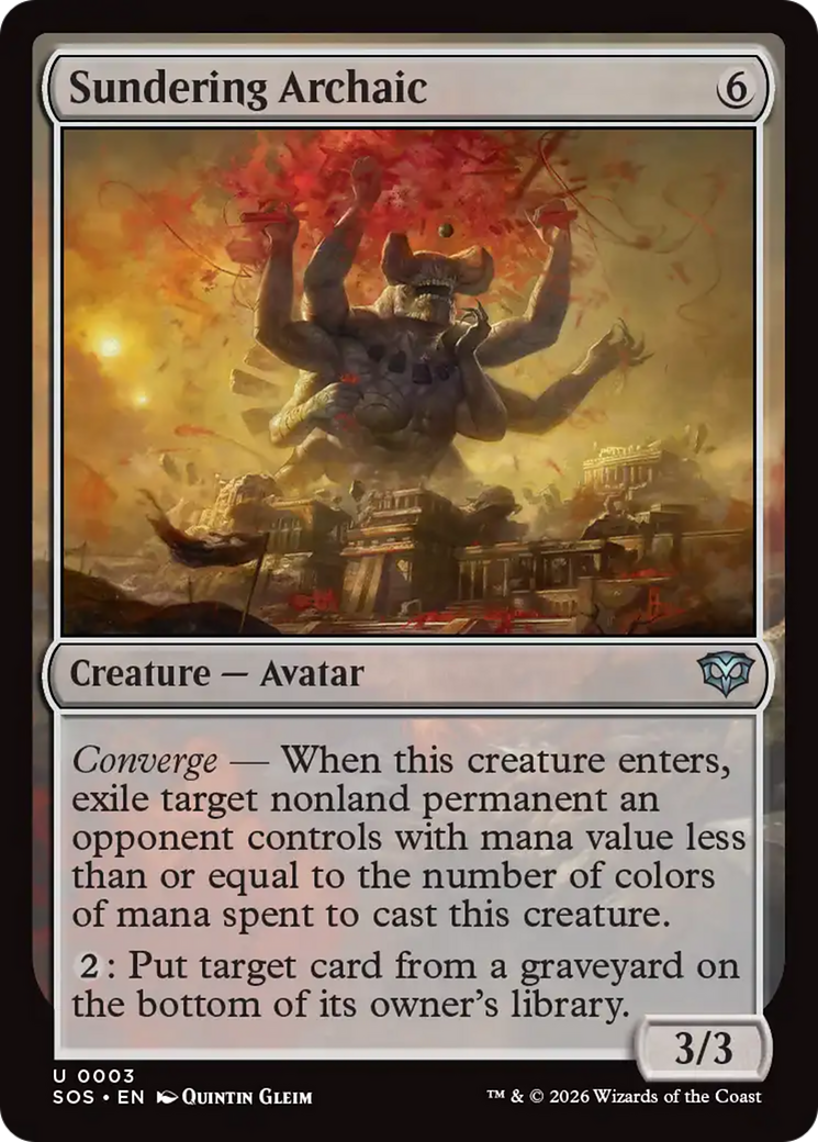 Sundering Archaic - Magic: The Gathering - MoxLand