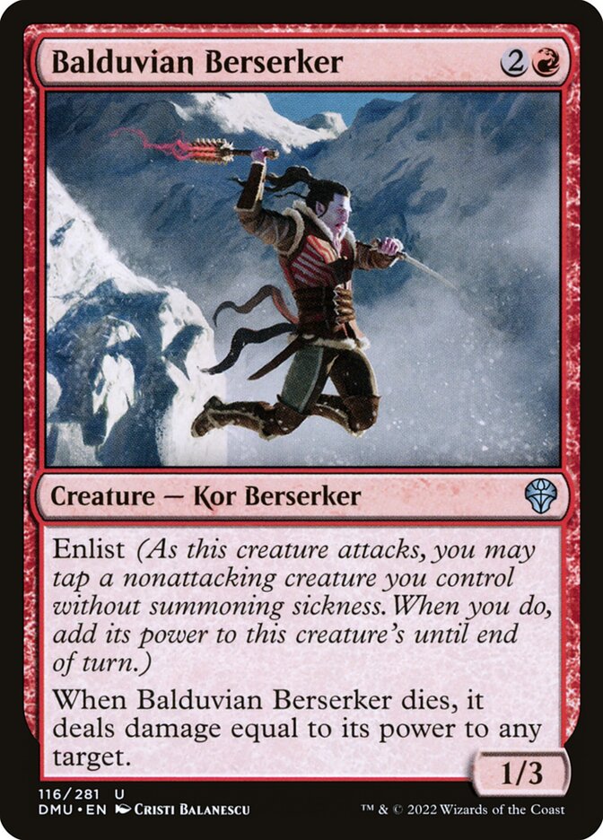 Amoque Balduviano / Balduvian Berserker - Magic: The Gathering - MoxLand