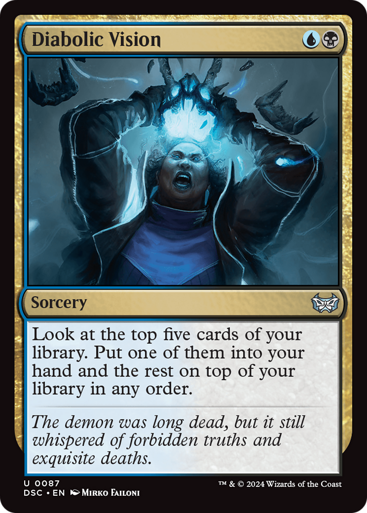 Visão Diabólica / Diabolic Vision - Magic: The Gathering - MoxLand