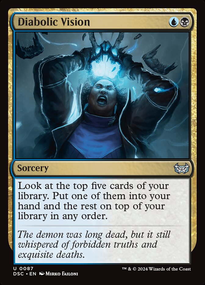 Visão Diabólica / Diabolic Vision - Magic: The Gathering - MoxLand