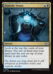 Visão Diabólica / Diabolic Vision - Magic: The Gathering - MoxLand
