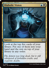 Visão Diabólica / Diabolic Vision - Magic: The Gathering - MoxLand