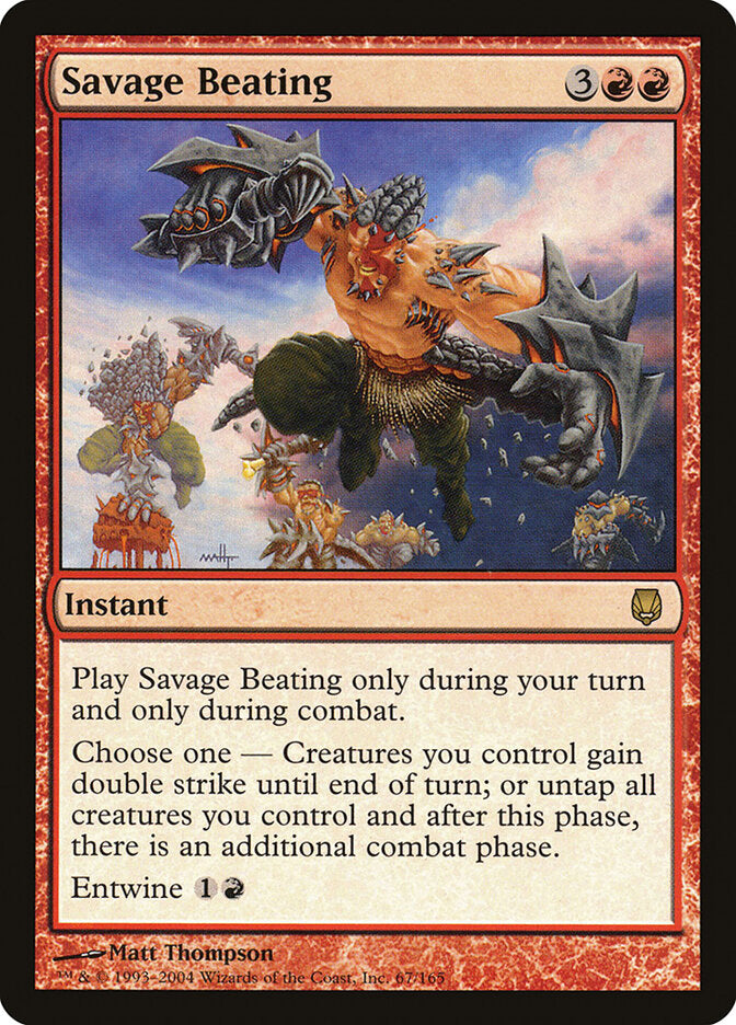 Espancamento Selvagem / Savage Beating - Magic: The Gathering - MoxLand