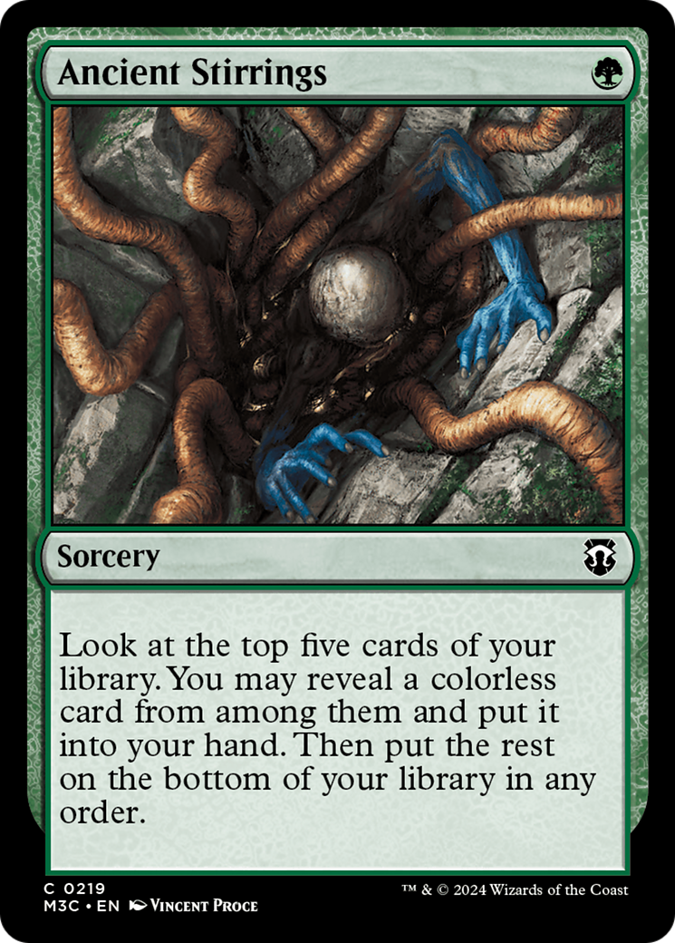 Agitações do Passado / Ancient Stirrings - Magic: The Gathering - MoxLand