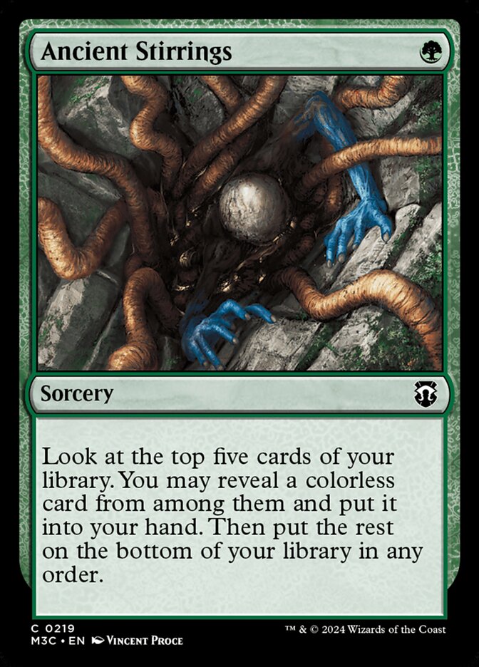 Agitações do Passado / Ancient Stirrings - Magic: The Gathering - MoxLand