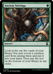 Agitações do Passado / Ancient Stirrings - Magic: The Gathering - MoxLand