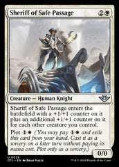 Xerife da Passagem Segura / Sheriff of Safe Passage - Magic: The Gathering - MoxLand