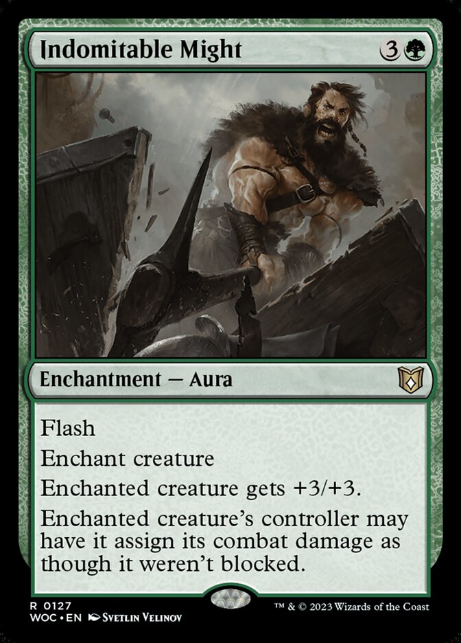 Força Indomável / Indomitable Might - Magic: The Gathering - MoxLand