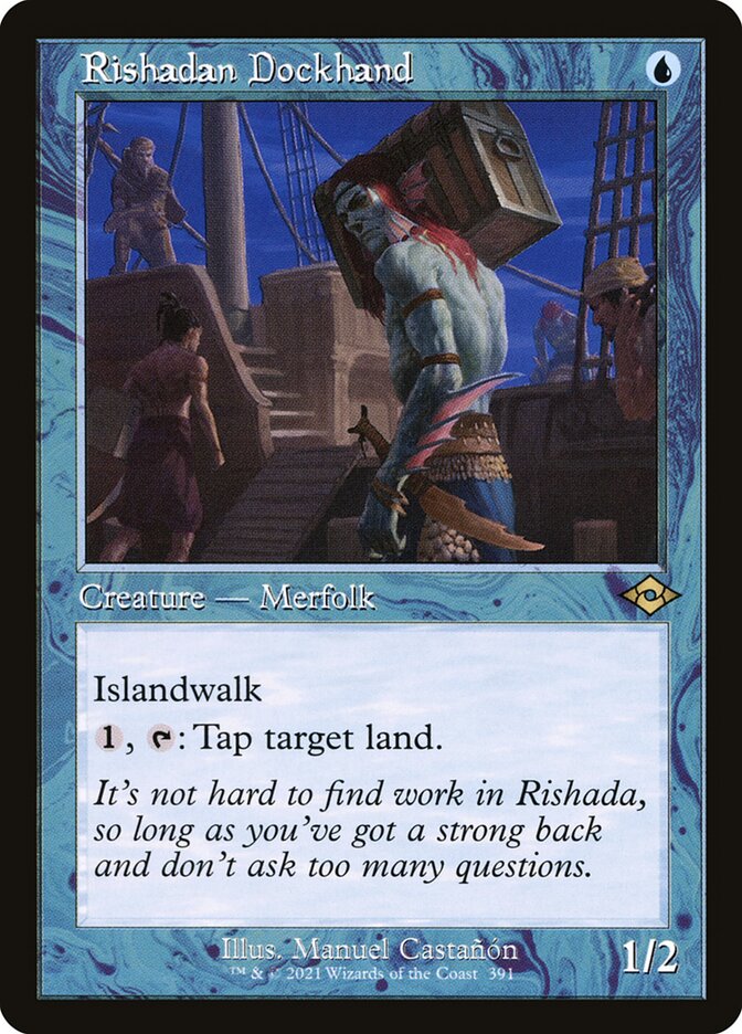 Estivador de Rishada / Rishadan Dockhand - Magic: The Gathering - MoxLand