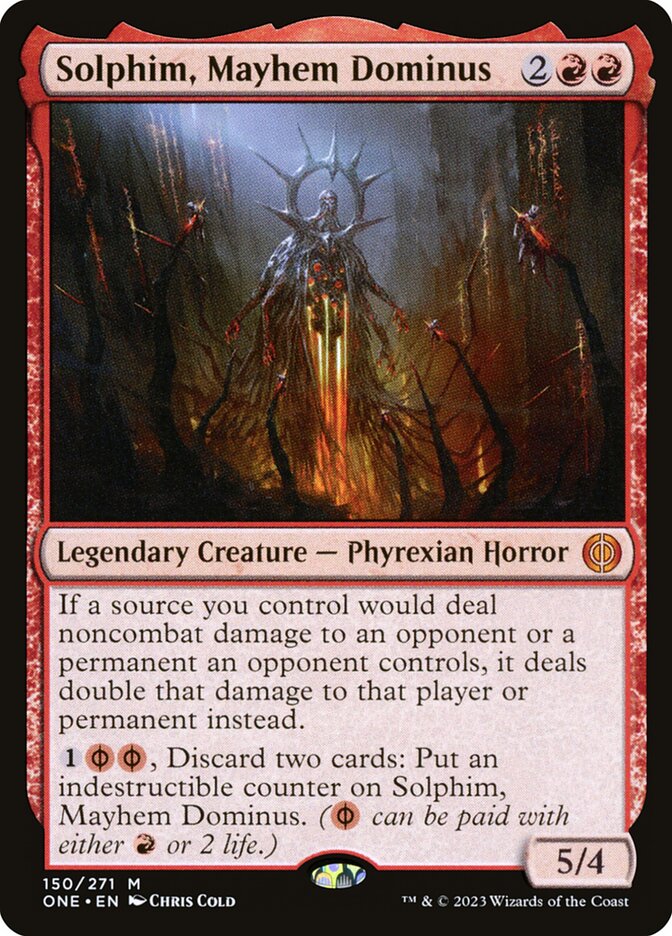 Solphim, Domina do Pandemônio / Solphim, Mayhem Dominus - Magic: The Gathering - MoxLand