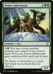 Dente-de-sabre Temur / Temur Sabertooth - Magic: The Gathering - MoxLand